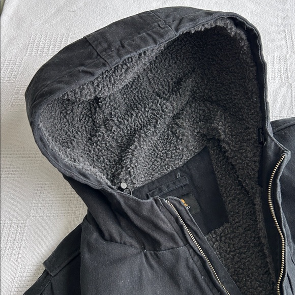 Lee Premium Select Women’s Black Hooded work Jacket size Large - Picture 7 of 8